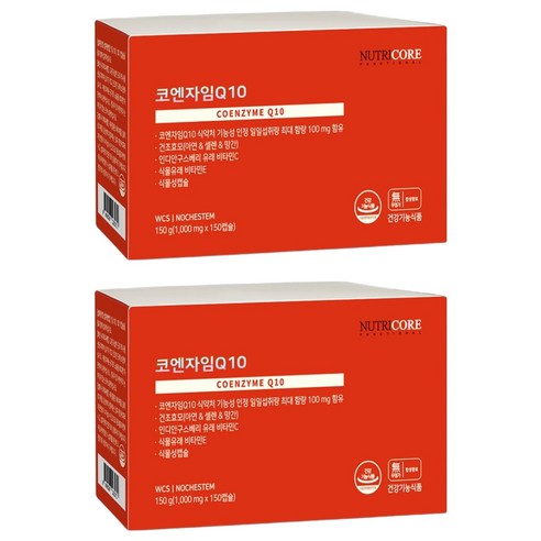 뉴트리코어 코엔자임Q10, 150정, 2개