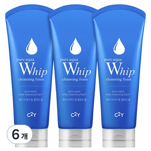 시투와이 퓨어 아쿠아 휩 클렌징 폼, 220ml, 6개