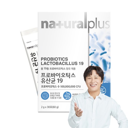 내츄럴플러스 프로바이오틱스 유산균 19, 60g, 1개