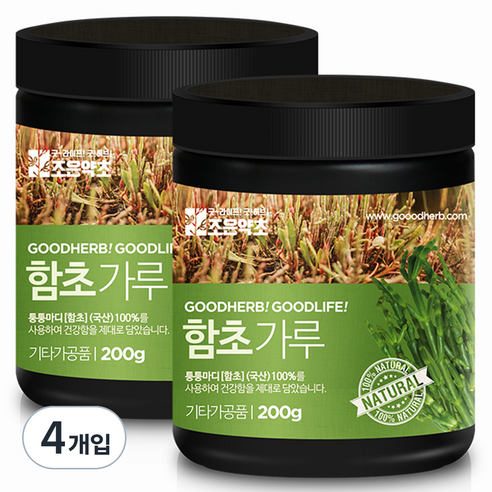 조은약초 프리미엄 함초 가루, 200g, 4개입