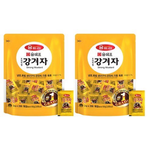 움트리 프리미엄 강겨자, 3g, 400개