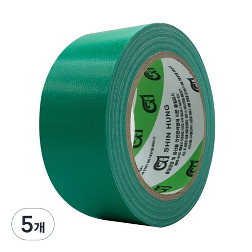 신흥테이프 청 면 테이프 48mm x 25m, 5개