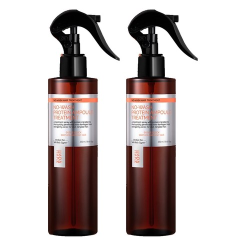 하라즈 노워시 단백질 앰플 트리트먼트, 250ml, 2개