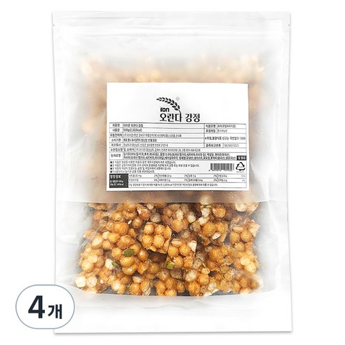 아이온 오란다 강정, 500g, 4개