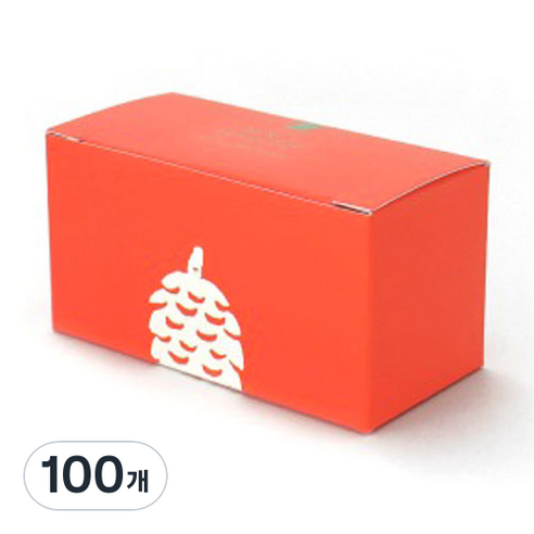 솔방울 꼬마박스, 레드, 100개