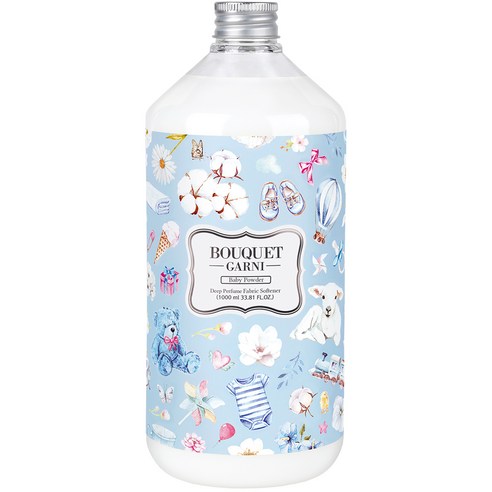 부케가르니 딥퍼퓸 섬유유연제 베이비파우더, 1000ml, 3개