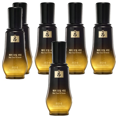 려 화윤생 토탈 헤어오일 세럼, 100ml, 6개