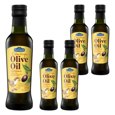폰타나 오히블랑카 엑스트라 버진 올리브유, 250ml, 5개