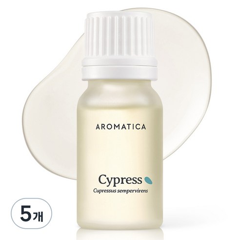 아로마티카 사이프러스 에센셜 오일, 10ml, 5개