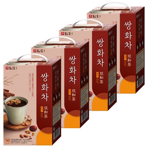 담터 쌍화차 플러스, 15g, 50개입, 4개