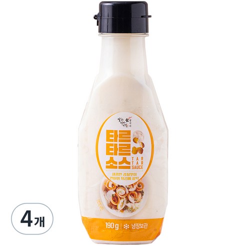 잘식비 타르타르 소스, 190g, 4개
