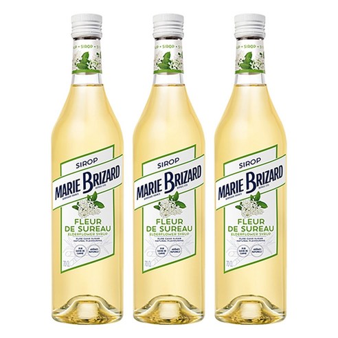 마리브리자드 엘더플라워 시럽, 700ml, 3개