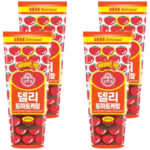 오뚜기 델리 토마토 케찹, 800g, 4개