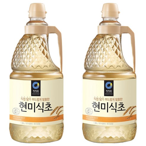 청정원 현미식초, 1.8L, 2개