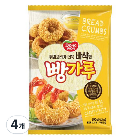 동원 빵가루, 4개, 200g