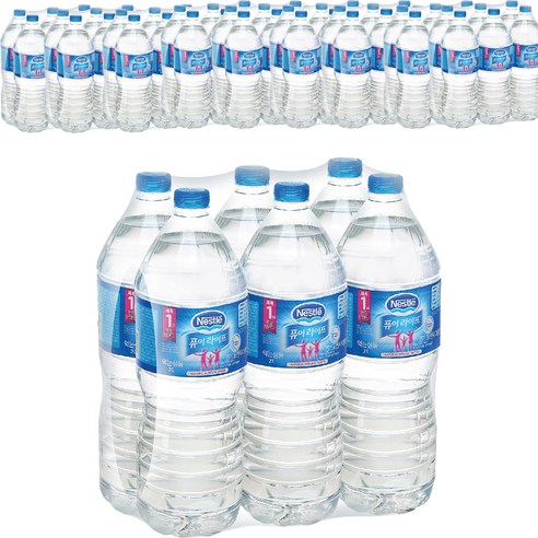네슬레 퓨어라이프 생수, 2L, 60개