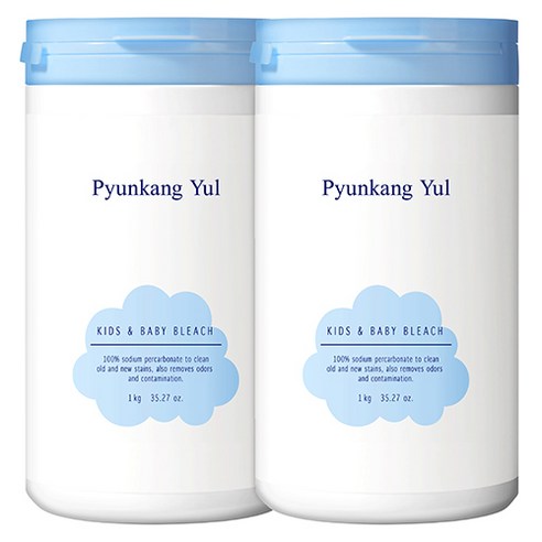 편강율 키즈 앤 베이비 표백제, 1kg, 2개