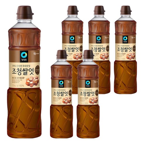 청정원 조청쌀엿, 1.2kg, 6개