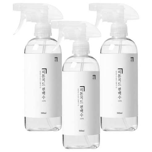 살림백서 피톤치드 편백수 실내탈취제 본품, 500ml, 3개
