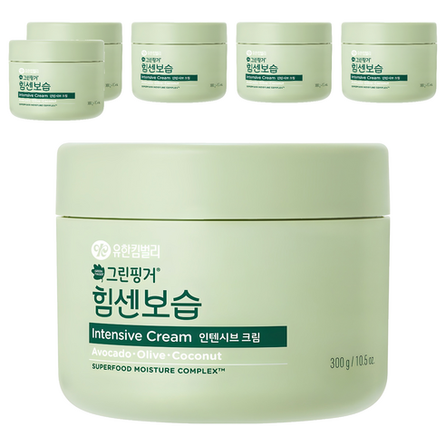그린핑거 힘센보습 인텐시브 유아크림, 300g, 6개