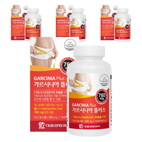 대웅생명과학 가르시니아 플러스, 112정, 4개