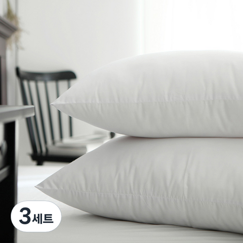 타카타카 높낮이조절 깨끗한 마일드 베개솜 2p, 화이트, 3세트