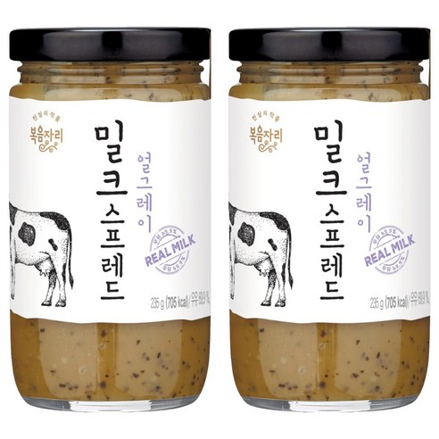 복음자리 밀크스프레드 얼그레이, 235g, 2개