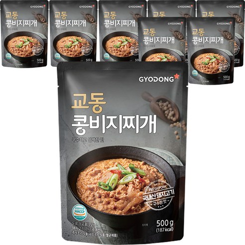 교동 콩비지찌개, 500g, 8개