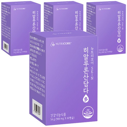 뉴트리코어 히알루론산 담다, 54g, 4개