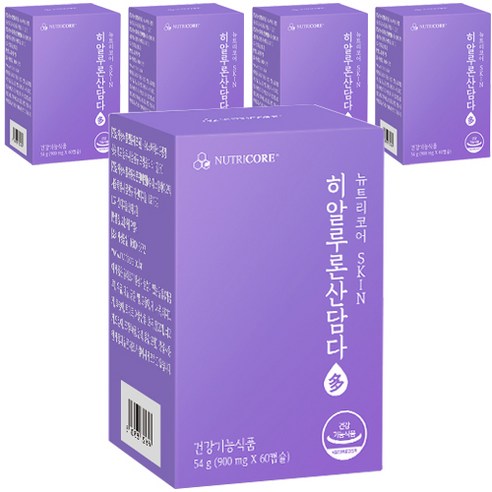 뉴트리코어 히알루론산 담다, 54g, 5개