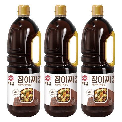 백설 장아찌 간장소스, 3개