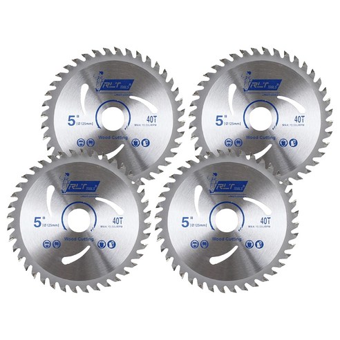 알엘티툴스 목공 원형톱 40날 125mm, 4개