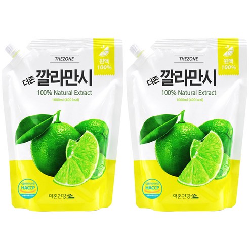 더존 깔라만시 원액, 1000ml, 2개