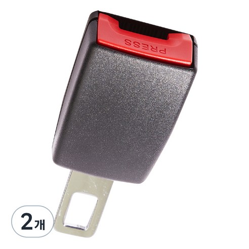 메이튼 스탠다드M 안전벨트 연장 클립, 블랙, 2개