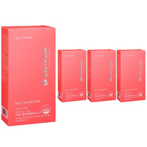뉴트리코어 콜라겐담다, 300g, 4개