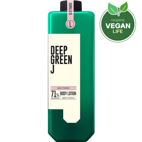 제이숲 딥그린제이 네이처 바디로션 베이비 파우더, 1000ml, 1개