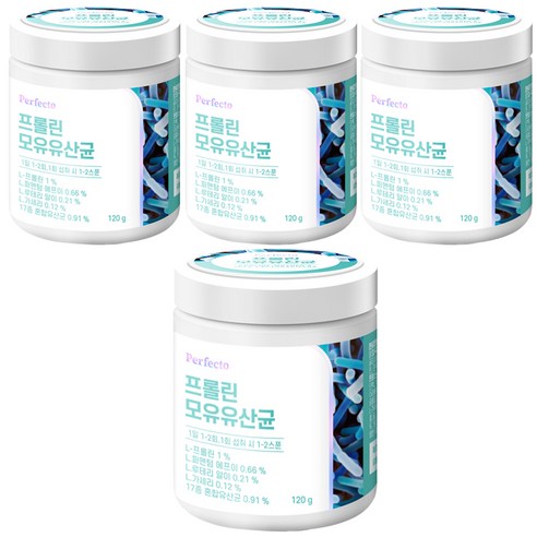 퍼펙토 프롤린 모유유산균, 120g, 4개