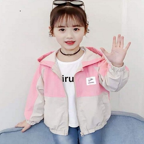 오렌지다몸 아동용 프레임 컬러 재킷