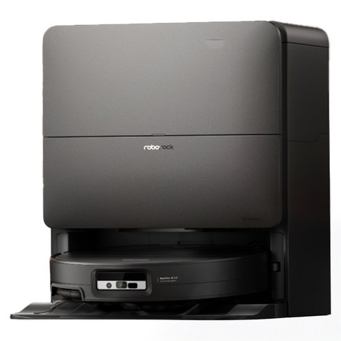 로보락 S10 MaxV Ultra Steam 로봇청소기, 블랙, RRE0VES+EWFD72HRR