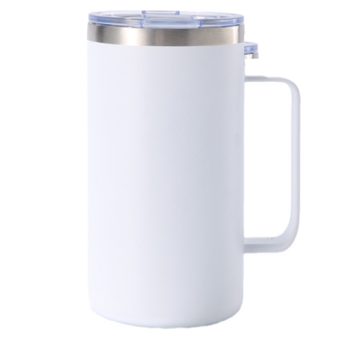 워터하마 비비드 텀블러 머그컵 710ml, 화이트, 1개