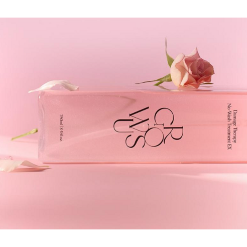 간편하게 되살아나는 머릿결, 그로우어스 데미지 테라피 노워시 트리트먼트 EX