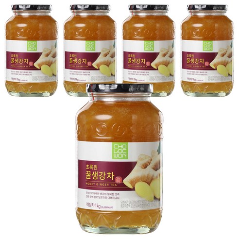 초록원 꿀생강차 1KG, 1개입, 5개
