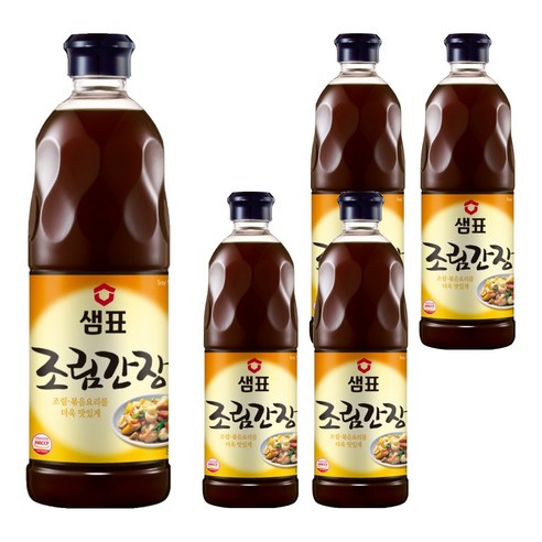 샘표 조림간장, 860ml, 5개