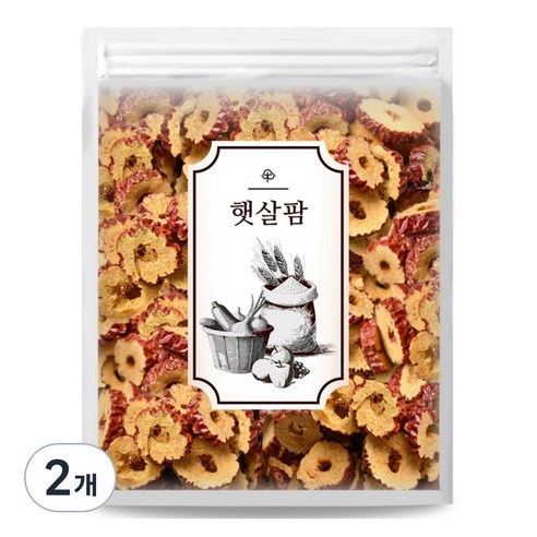 햇살팜 대추슬라이스칩, 300g, 2개