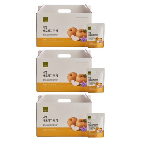 올가홀푸드 리얼 배도라지 진액 30p, 3L, 3개