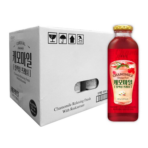 다농원 캐모마일 릴렉싱 프레쉬, 600g, 1개입, 12개