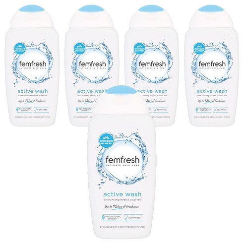 펨프레쉬 액티브 워시 여성청결제, 250ml, 5개