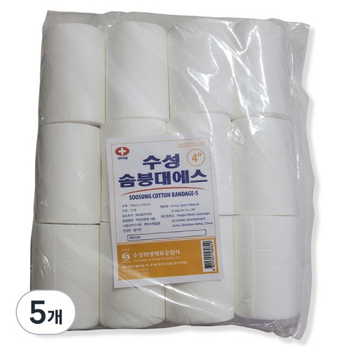 수성 솜붕대에스, 12개입, 5개