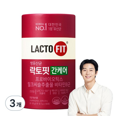 종근당건강 락토핏 간케어 유산균 60p, 2g, 120개