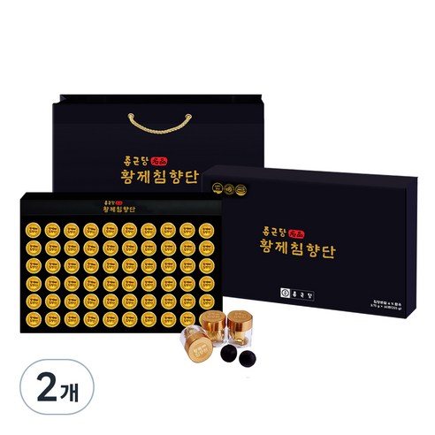 종근당 황제 침향단 + 쇼핑백, 225g, 2개